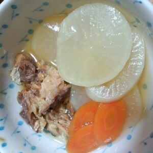 さば味噌煮缶で作る☆大根煮